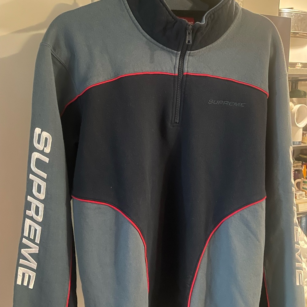 Supreme half zip jacket